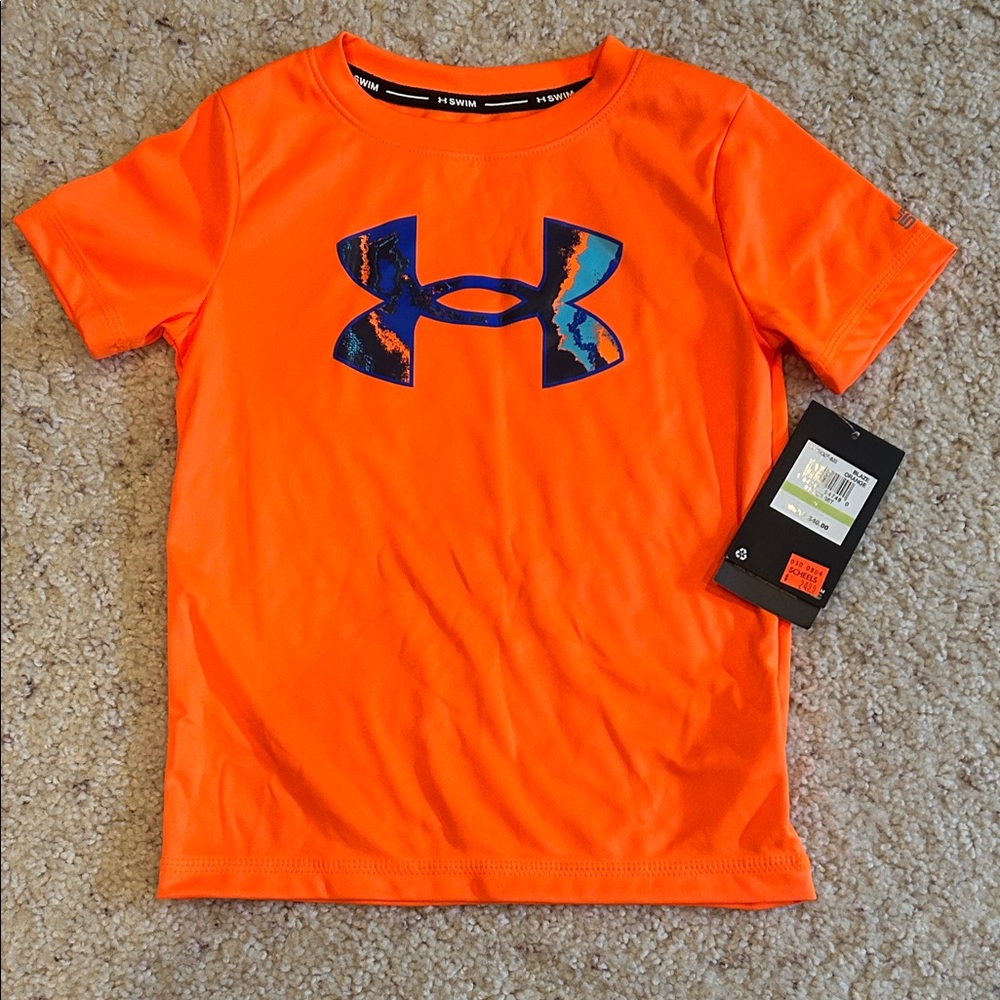 NWT UA boys rash guard
